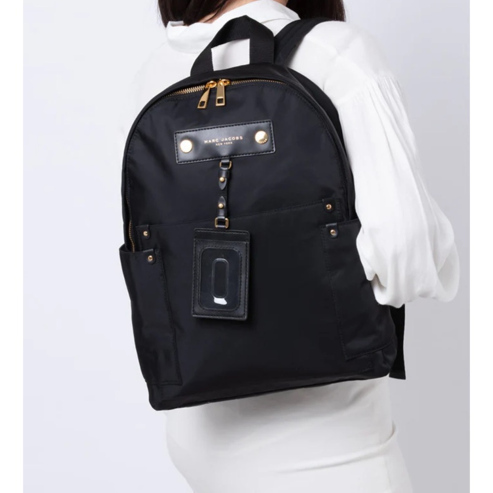 EUC Marc Jacobs Black Preppy Nylon Backpack